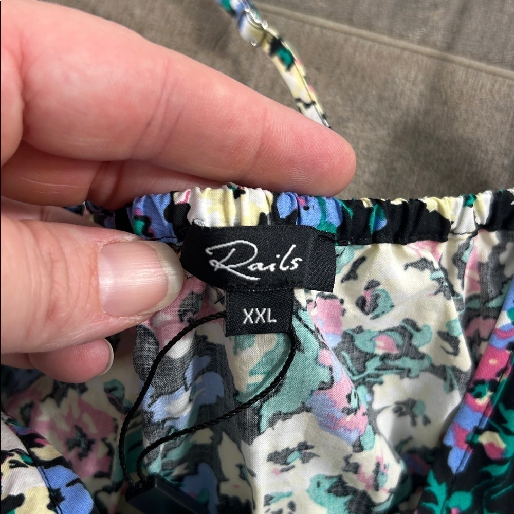Rails Carmen Smock Waist Floral Sundress - Picture 7 of 11